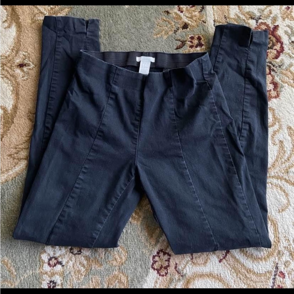Black Pants Slacks Straight Leg Trousers Business Casual Work Dress